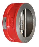 Обратный клапан двухстворчатый межфланцевый REON тип RSV30RED