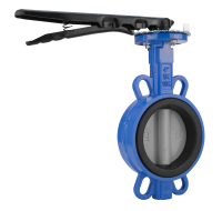 Дисковый поворотный затвор с чугунной рукояткой REON тип RSV39