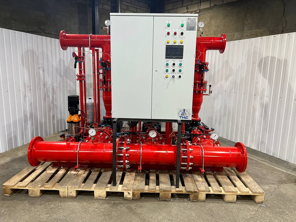 Автоматическая противопожарная насосная установка для складского помещения