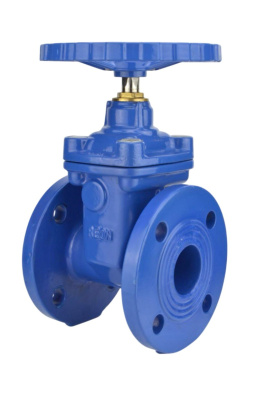 Задвижка чугунная с обрезиненным клином REON тип RSV04-T, PN10/16