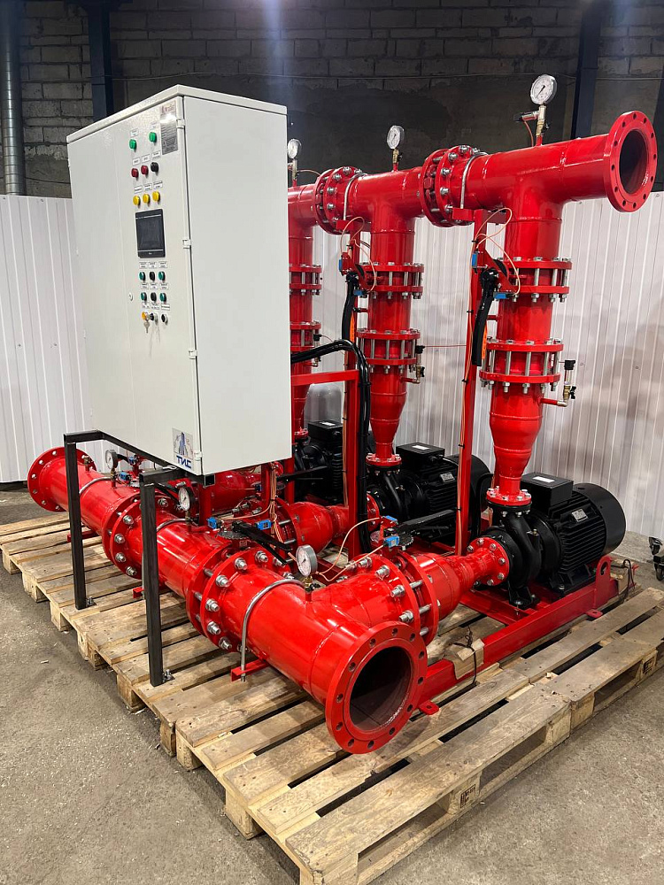 Автоматическая противопожарная насосная установка для складского помещения