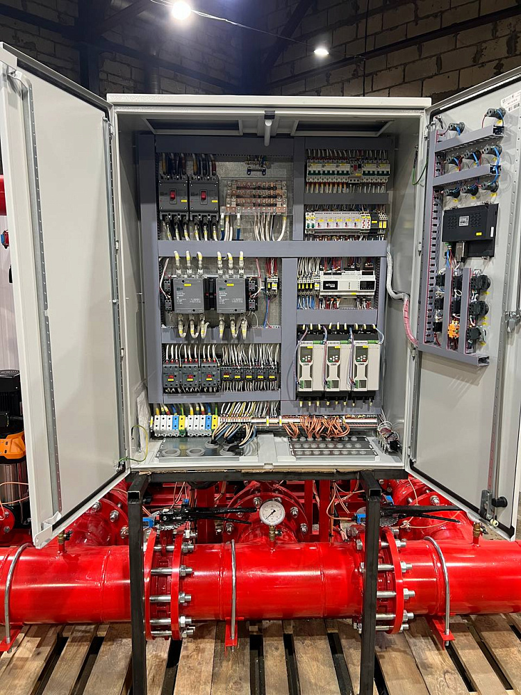 Автоматическая противопожарная насосная установка для складского помещения